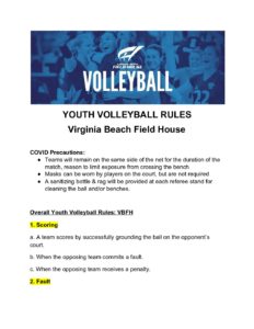 rules youth